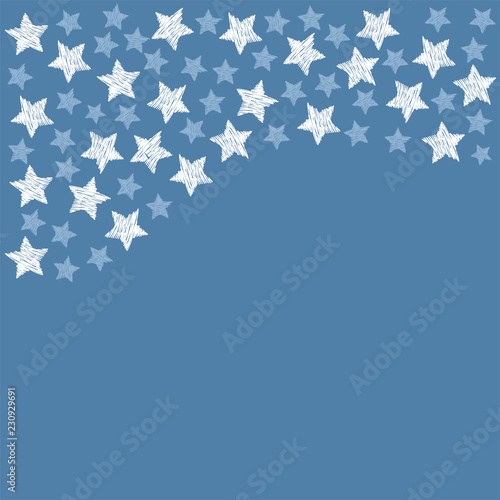 blue background with stars