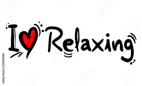 relaxing love message