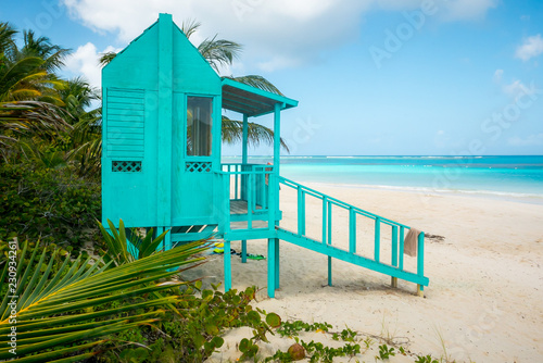 Lifeguard hut on the beach