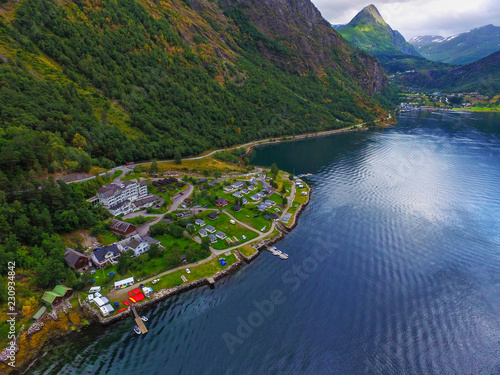 Fototapeta Naklejka Na Ścianę i Meble -  Geiranger Fjord, Norway