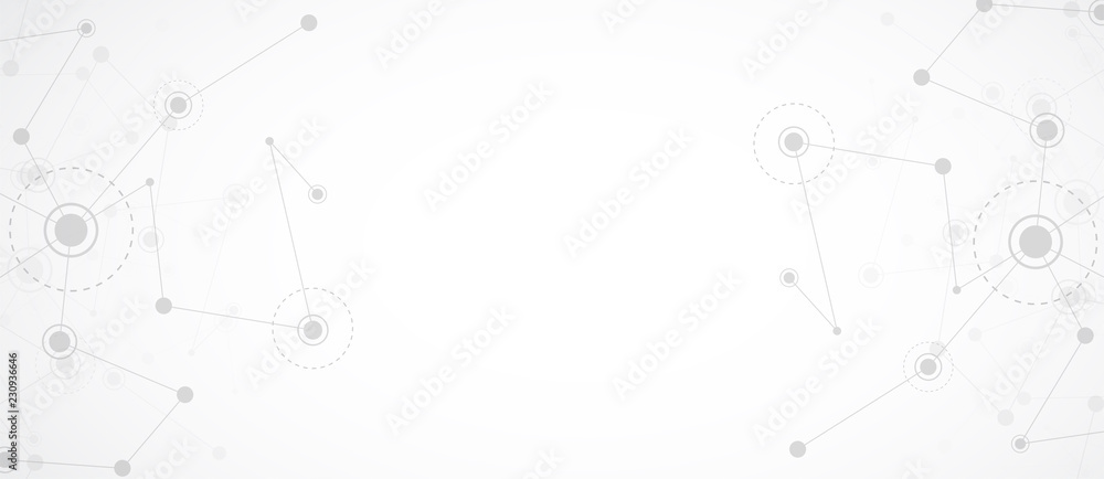 Abstract connecting dots and lines. Connection science background. Vector illustration Abstract connecting dots and lines. Connection science background. Vector illustration