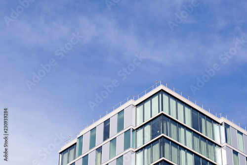 Skyward Look at an Office Building