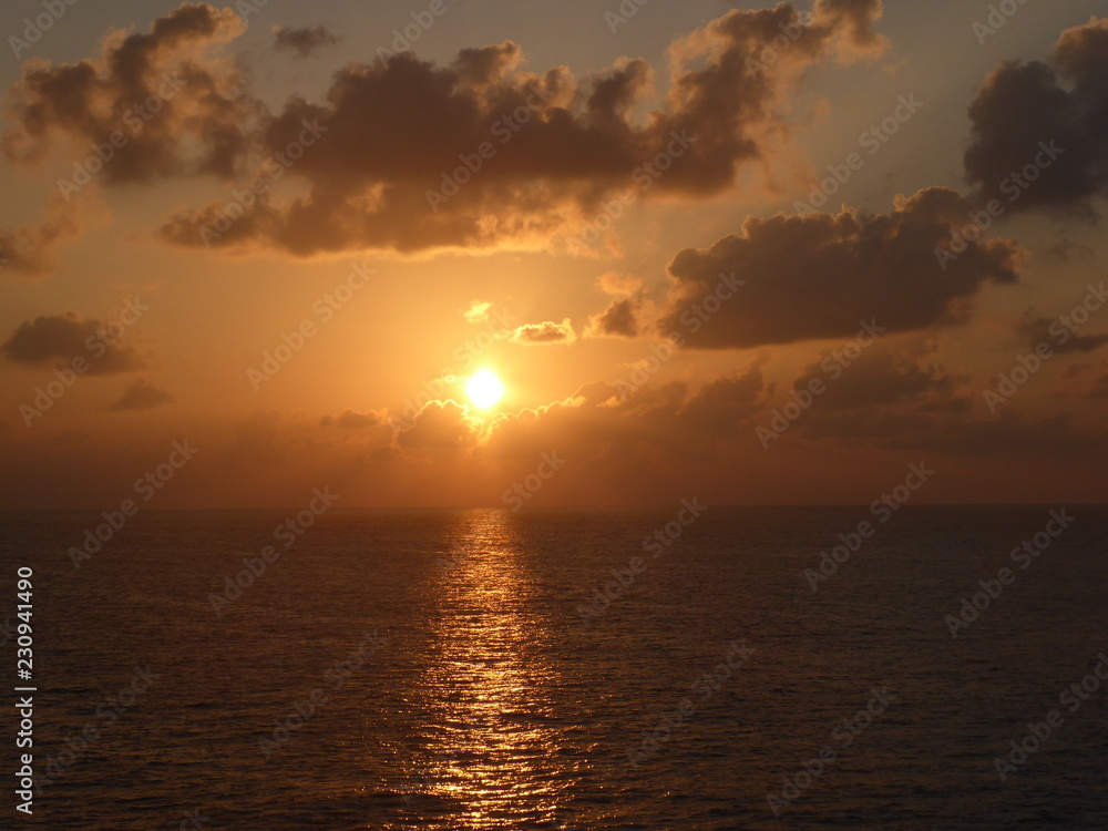 Sonnenuntergang im Golf von Aden