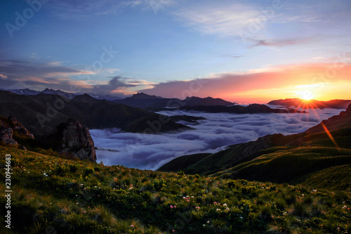 sunset in mountains © Мурад Магомедов