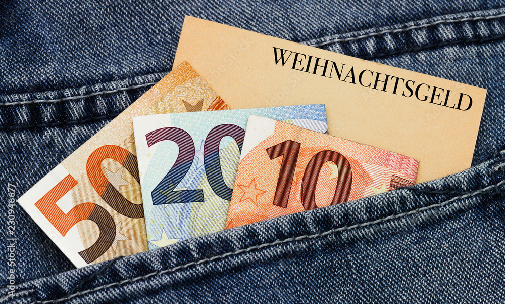 Weihnachtsgeld Zurückzahlen Bei Kündigung öffentlicher Dienst Weihnachtsgeld Stock-Foto | Adobe Stock