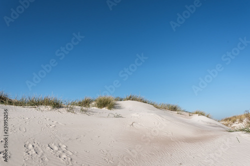 Sandy dunes by Baltic sea, Liepaja, Latvia.