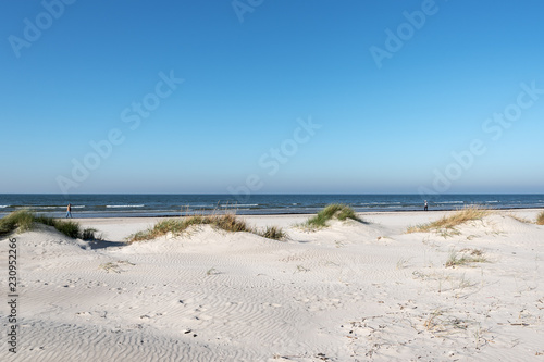 Sandy dunes by Baltic sea  Liepaja  Latvia.