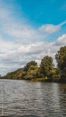 Smartphone HD wallpaper of beautiful view near Windorf - Danube - Bavaria - Germany