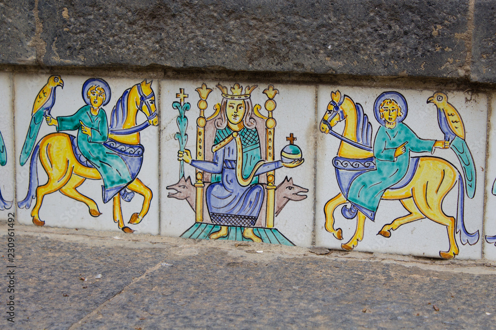 Le famose ceramiche della Scalinata di Santa Maria del Monte di Caltagirone in Sicilia