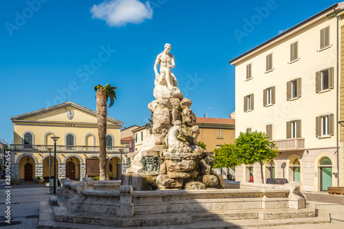 View at the fountain of Maremma in Cecina - Italy