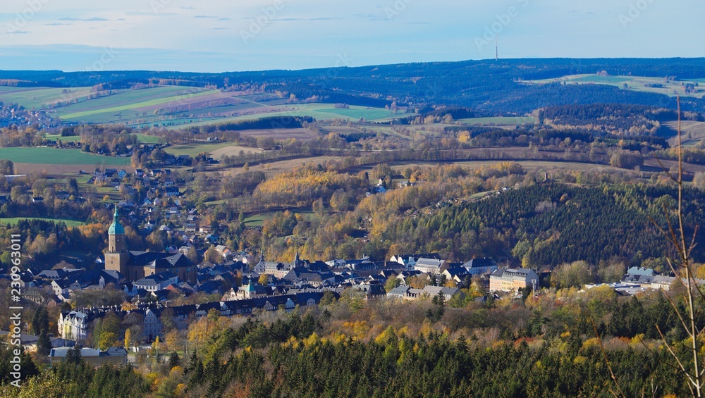 blick auf annaberg-buchholz blick auf annaberg-buchholz