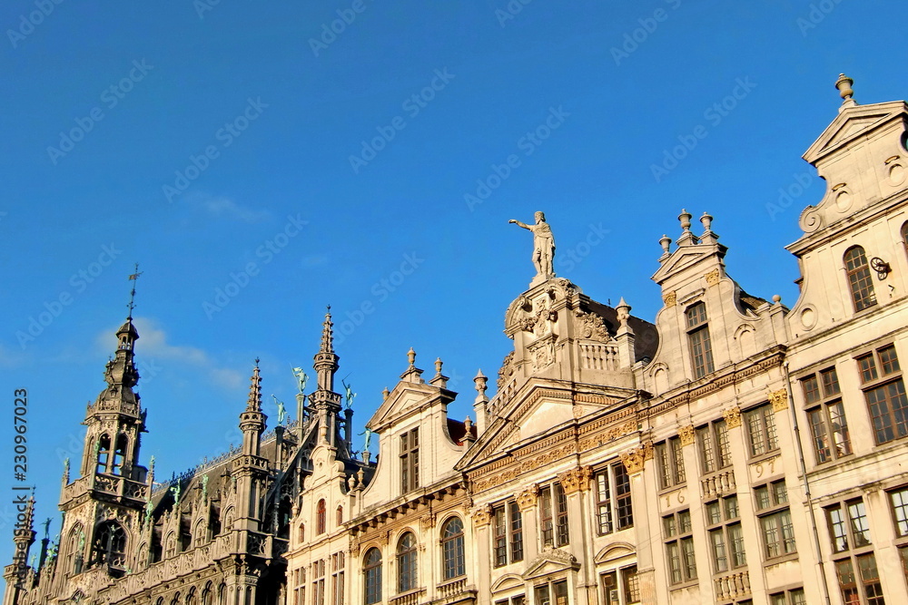 Mittelalterliche Architektur am Grand Place in Brüssel 