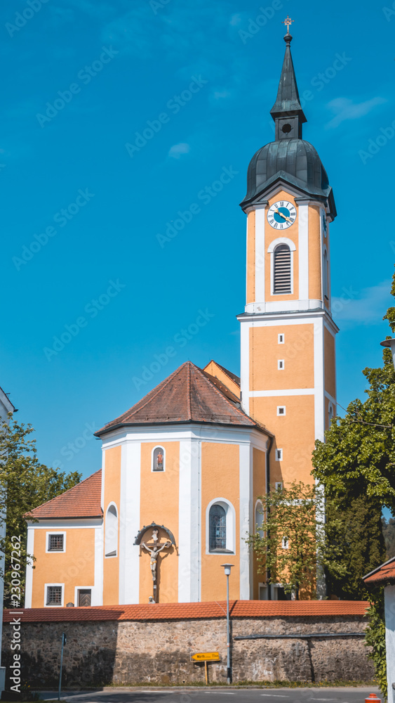 Smartphone HD wallpaper of beautiful church at Falkenstein