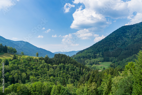 Germany, Infinite black forest countryside of mountains and valleys © Simon