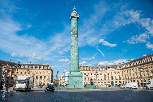 Place de la Concorde with obelisk in Paris, France