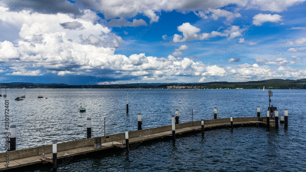 Beautiful view at the Bodensee-Bavaria-Germany