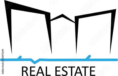 Real Estate house logo icon