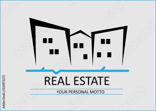 Real Estate house logo icon