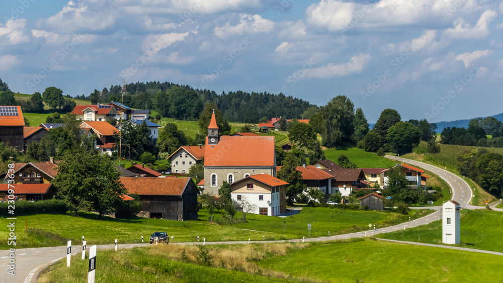 Beautiful view near Bernried-Bavaria-Germany