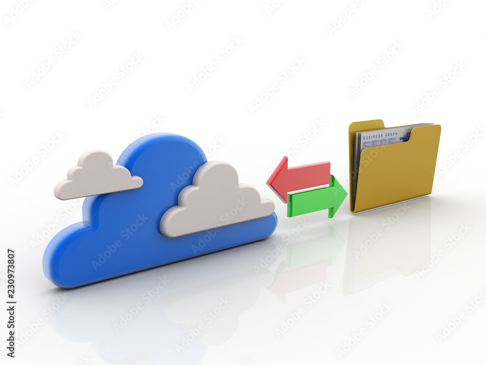 3d rendering cloud folder network
3d rendering cloud folder network
