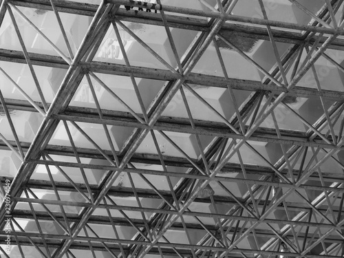 Steel structure roof