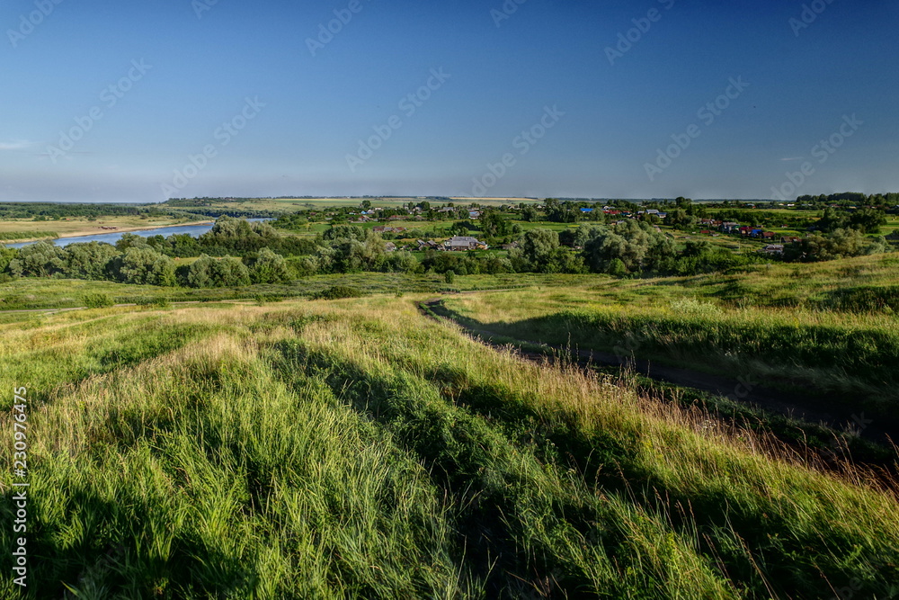 Naklejka premium a river hdr