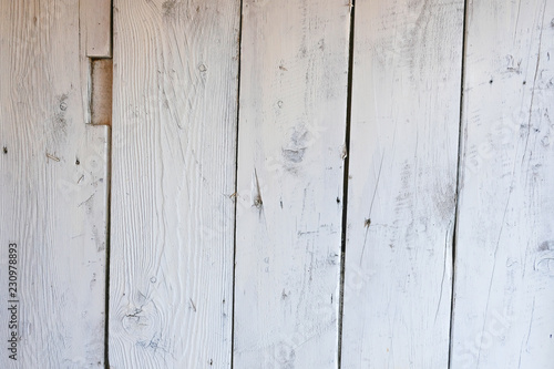 White Old Wood Wall Surface Background Texture