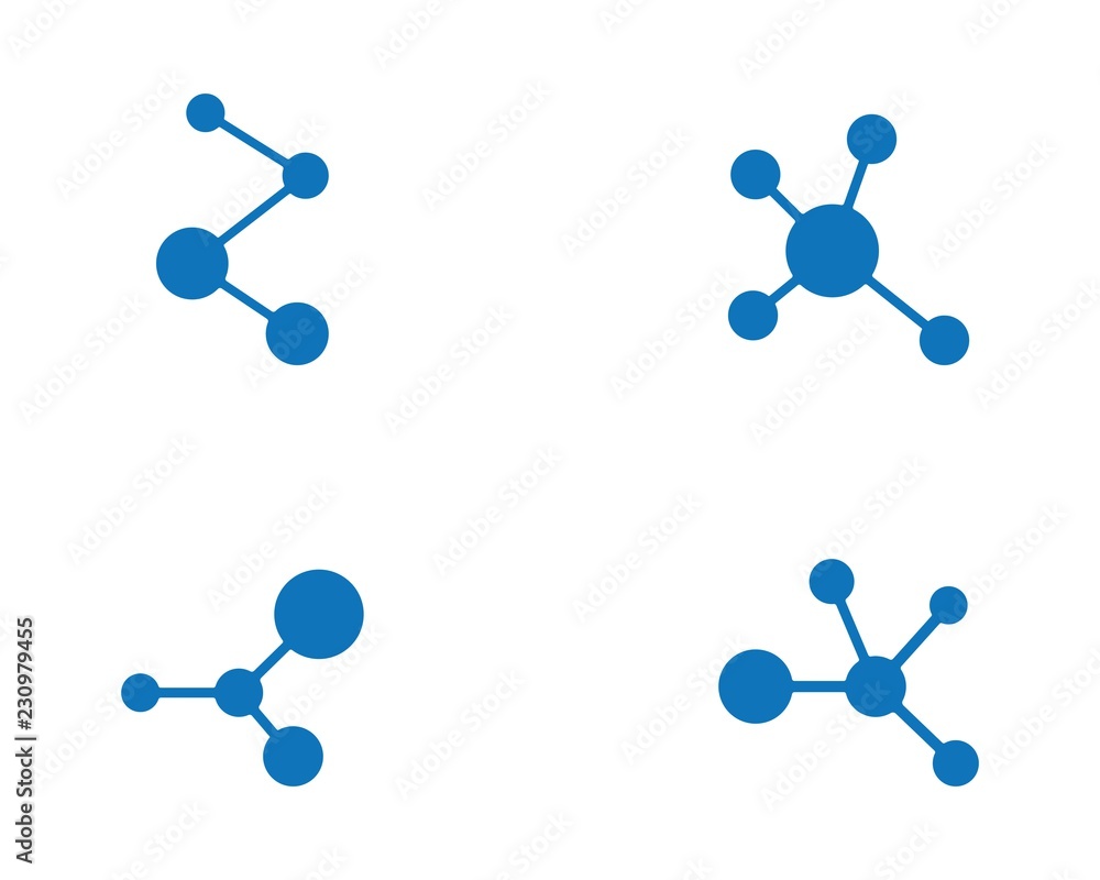 molecule logo icon vector design molecule logo icon vector design