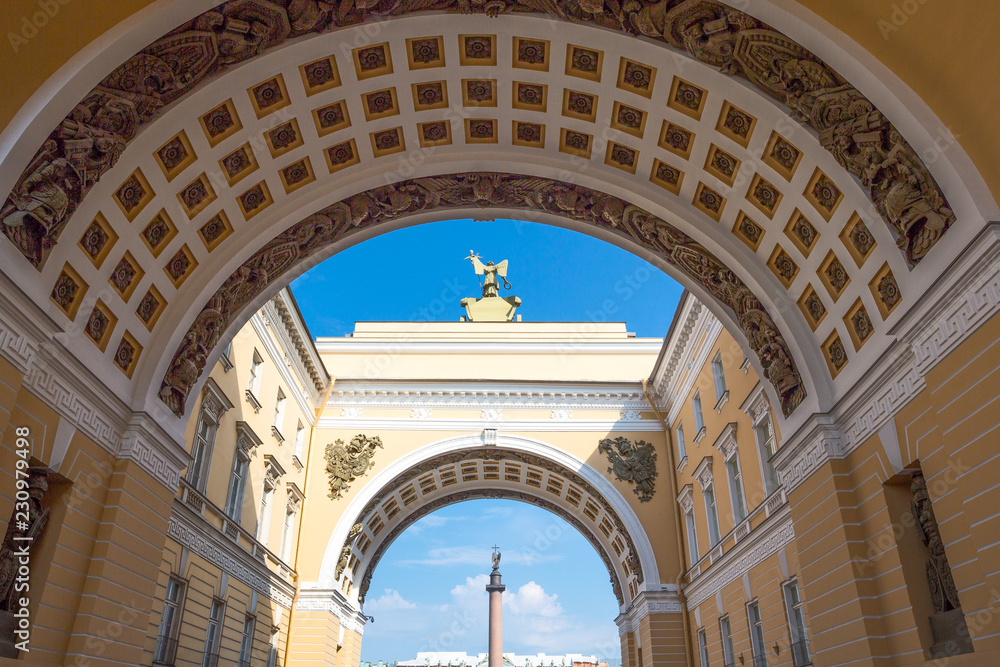 Obraz premium St. Petersburg, architectures, art and history