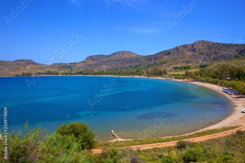 Karathona Beach, Nafplio, Argolis, The Peloponnese, Greece photo