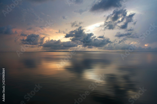 Sunset at the Albufera lake in Valencia