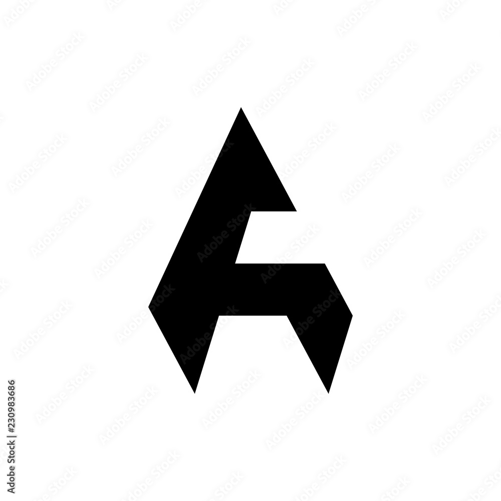 Letter A logo. Icon design. Template elements - vector sign Letter A logo. Icon design. Template elements - vector sign
