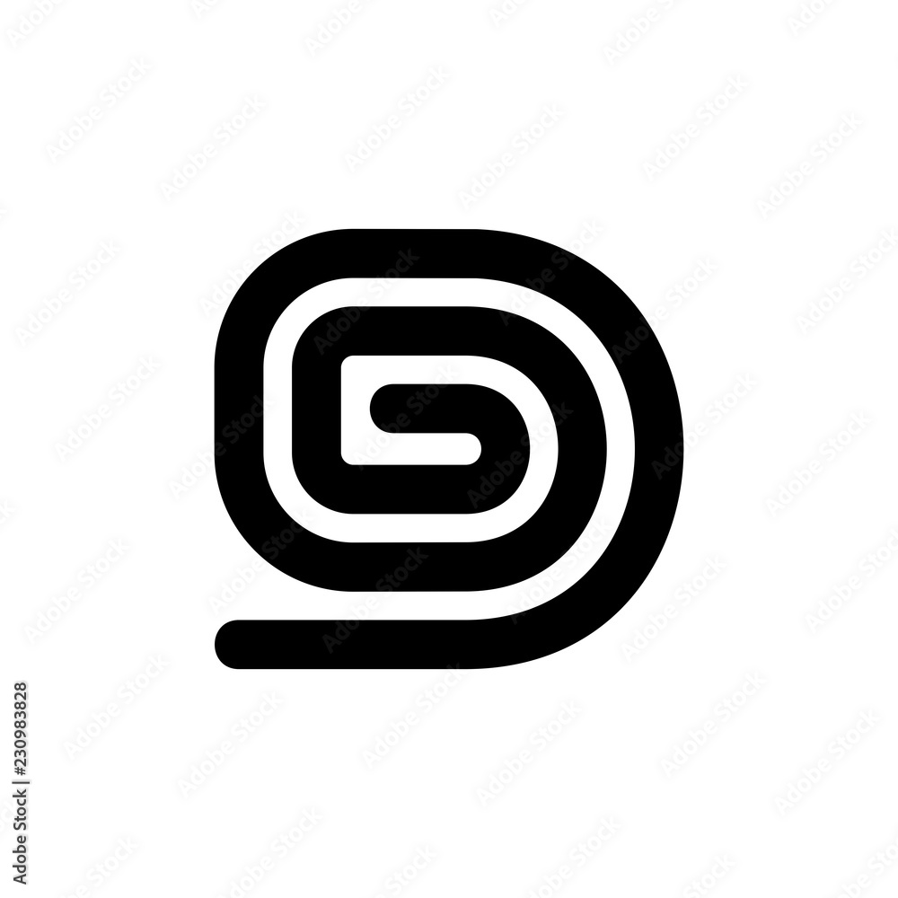 Letter D logo. Icon design. Template elements - vector sign Letter D logo. Icon design. Template elements - vector sign