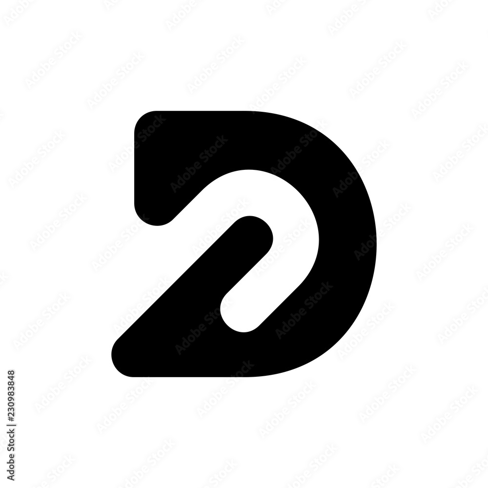 Letter D logo. Icon design. Template elements - vector sign Letter D logo. Icon design. Template elements - vector sign