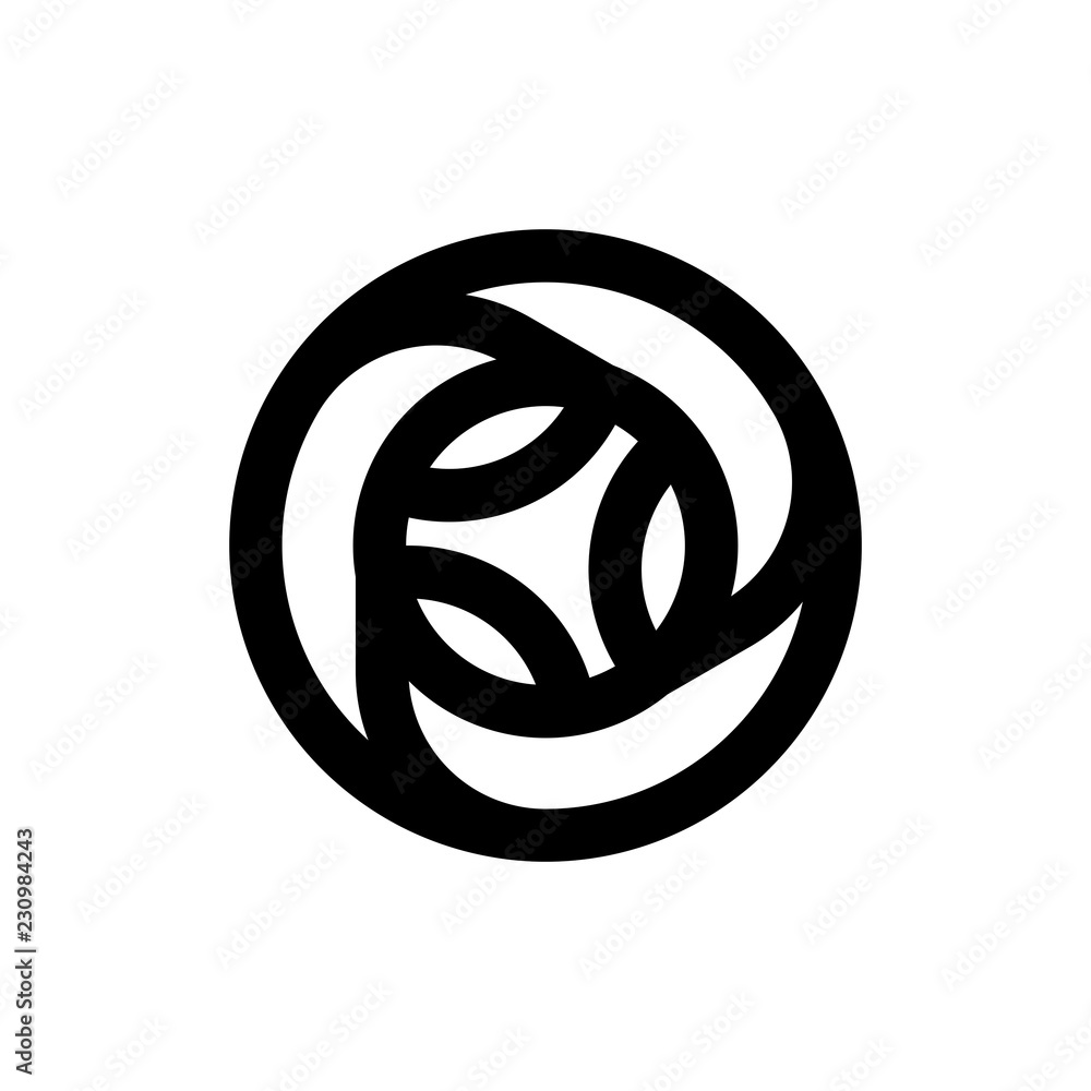 Obraz premium Letter O logo. Icon design. Template elements - vector sign