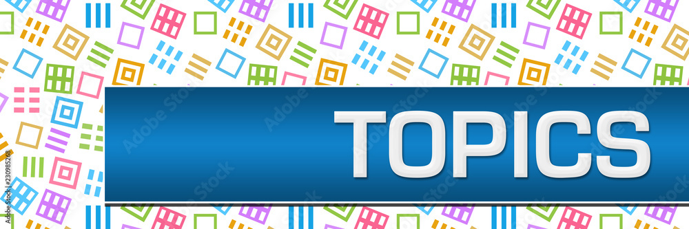 Topics Colorful Random Squares Blue Stripe Topics Colorful Random Squares Blue Stripe