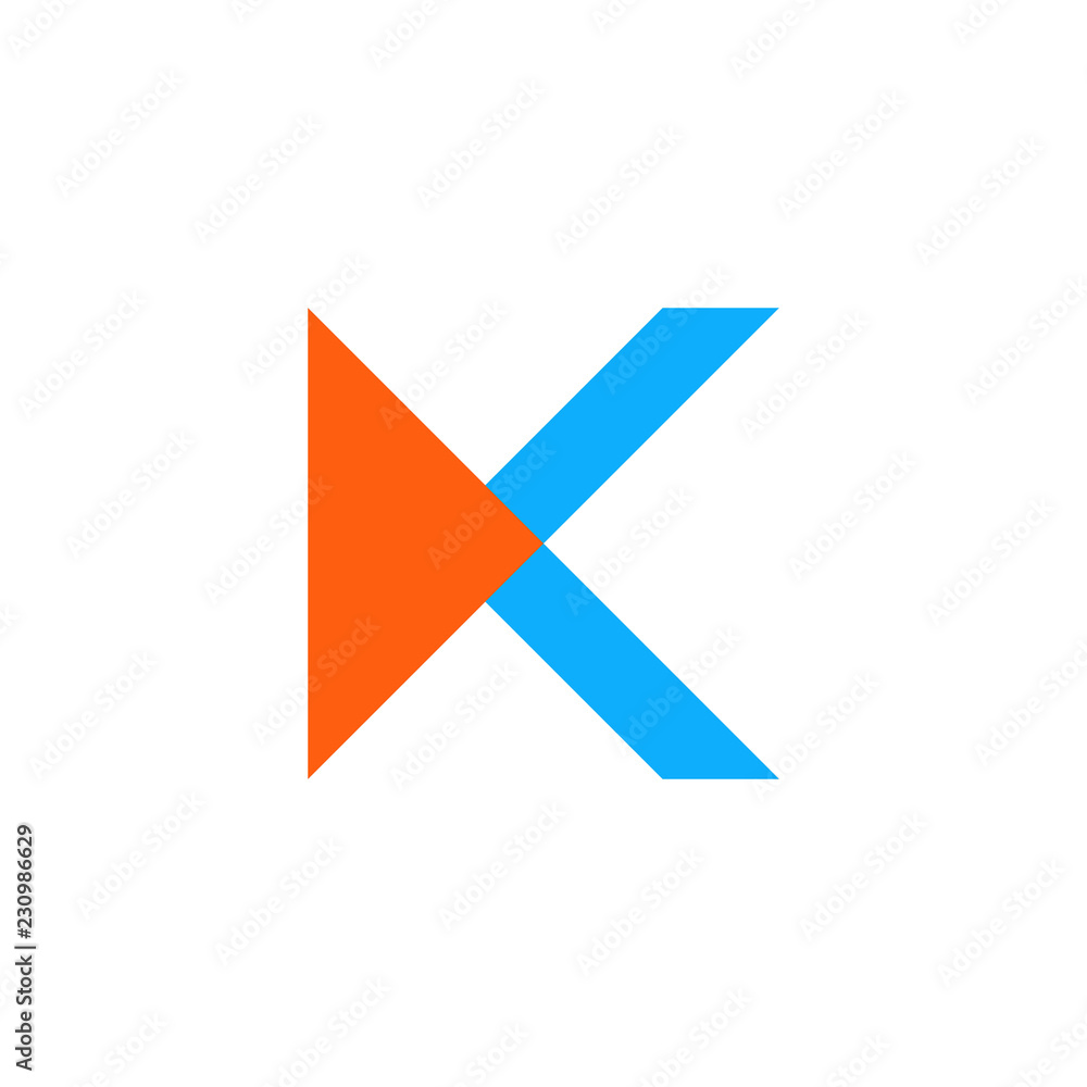 Letter K logo. Icon design. Template elements - vector sign Letter K logo. Icon design. Template elements - vector sign