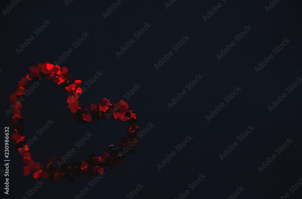 Shiny hearts are a symbol of love Shiny hearts are a symbol of love