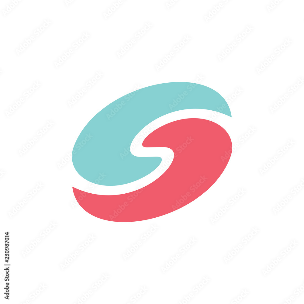 S Letter Logo Letter S logo. Icon design. Template elements - vector sign S Letter Logo Letter S logo. Icon design. Template elements - vector sign