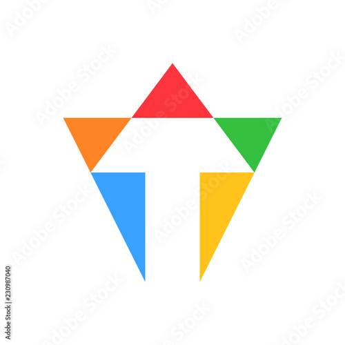 Free Download Letter T logo. Icon design. Template elements - vector sign - GFXLoad