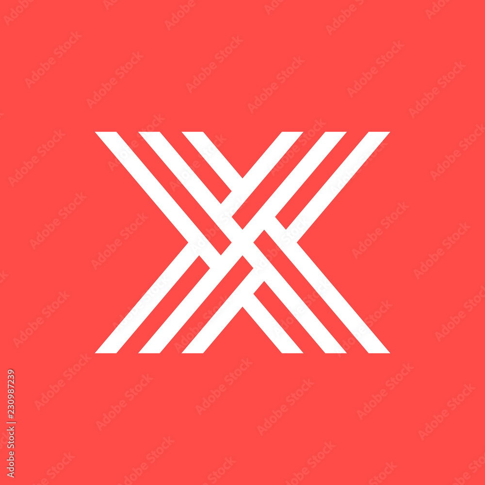Letter X logo. Icon design. Template elements - vector sign Letter X logo. Icon design. Template elements - vector sign