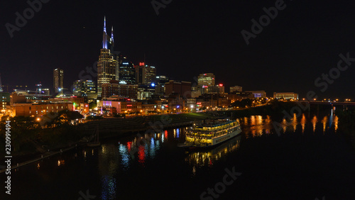  Nashville, Tennessee, USA City Skyline