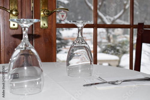 Restaurant place setting