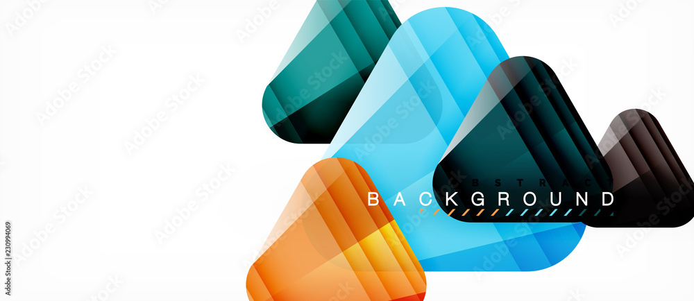Geometric abstract background, triangles Geometric abstract background, triangles