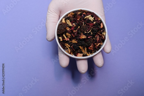 Tea Mix Hand Laboratory photo