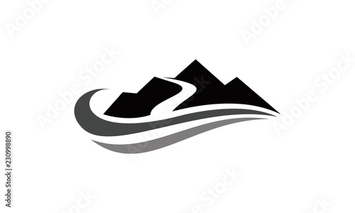 black hill vector