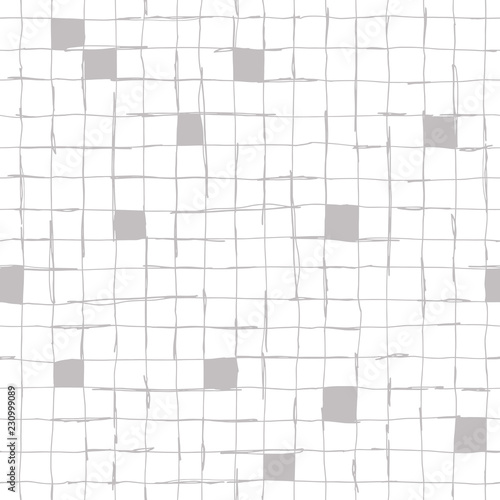 Seamlaess pattern design with artistic hand drawn lines