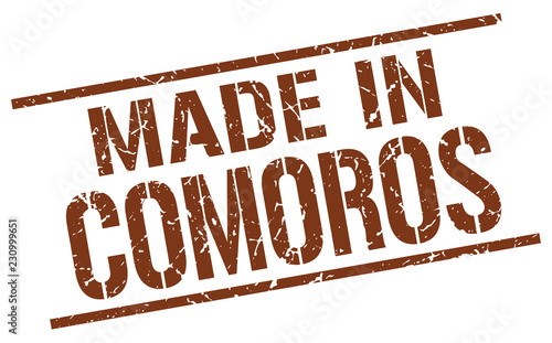 made in Comoros stamp