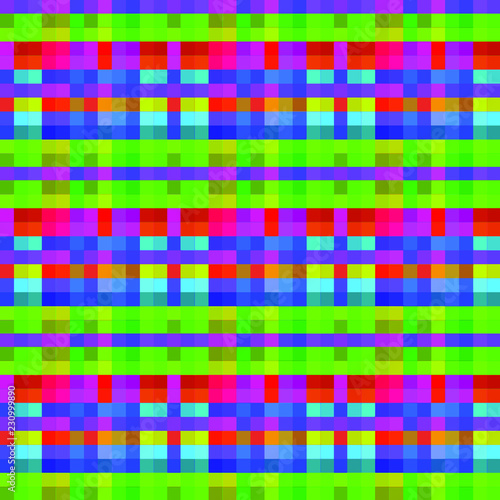 Seamless pattern background from a variety of multicolored squares.