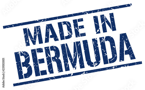 made in Bermuda stamp